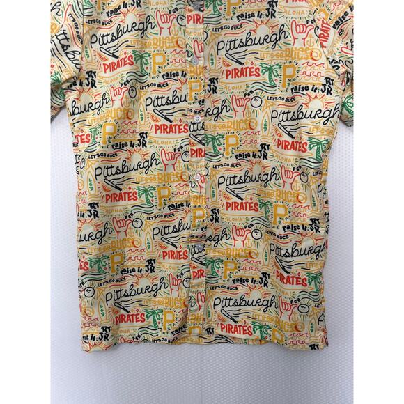 2025 Pittsburgh Pirates Hawaiian Shirt Short Sleeve Adult Small Giveaway 8/9/25 - Picture 3 of 8